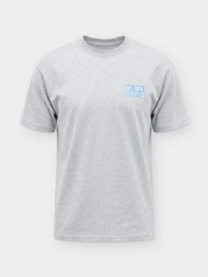 T-shirt z nadrukiem Legacies szary melanż