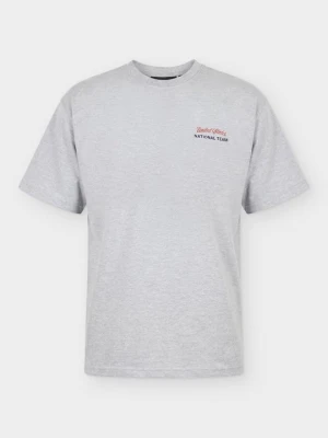 T-shirt z nadrukiem Legacies szary melanż