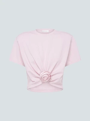 T-shirt z nadrukiem LeGer jasnoróżowy