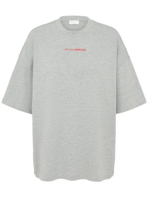 T-shirt z nadrukiem LeGer szary