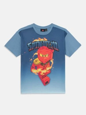 T-shirt z nadrukiem LEGO jasnoniebieski