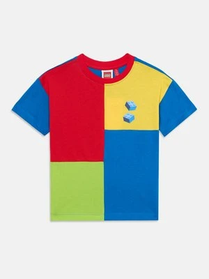 T-shirt z nadrukiem LEGO niebieski