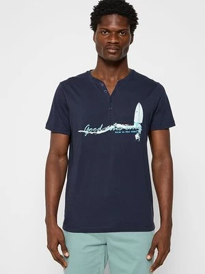 T-shirt z nadrukiem Lerros