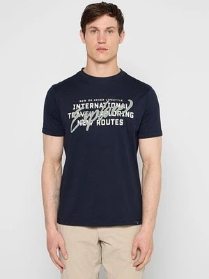 T-shirt z nadrukiem Lerros
