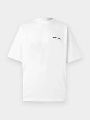 T-shirt z nadrukiem Les Benjamins biały