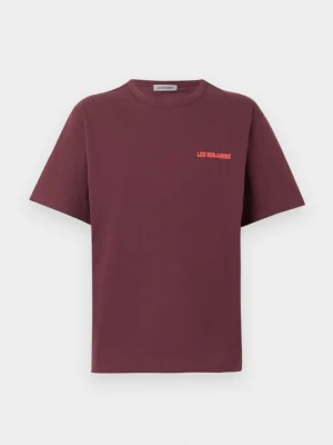 T-shirt z nadrukiem Les Benjamins bordowy