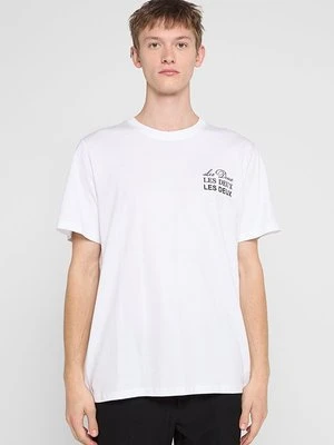 T-shirt z nadrukiem Les Deux biały
