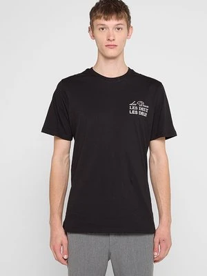 T-shirt z nadrukiem Les Deux czarny