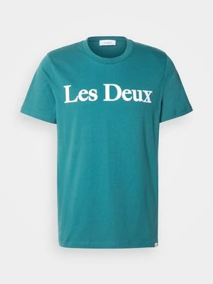 Zdjęcie produktu T-shirt z nadrukiem Les Deux petrol