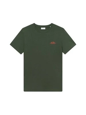 T-shirt z nadrukiem Les Deux zielony