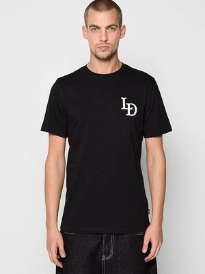 T-shirt z nadrukiem Les Deux czarny