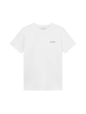 T-shirt z nadrukiem Les Deux biały