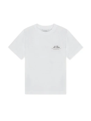 T-shirt z nadrukiem Les Deux biały