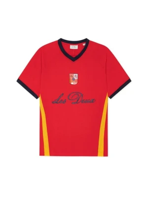 T-shirt z nadrukiem Les Deux czerwony