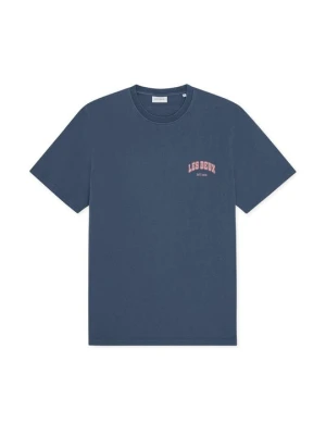 T-shirt z nadrukiem Les Deux granatowy