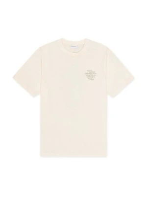 T-shirt z nadrukiem Les Deux mleczny