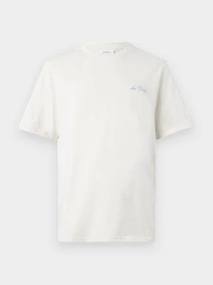 T-shirt z nadrukiem Les Deux mleczny