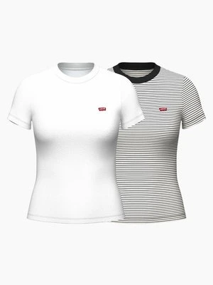 T-shirt z nadrukiem Levi's biały