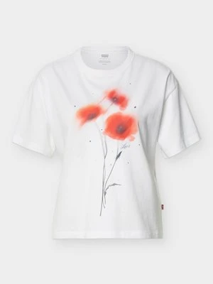 T-shirt z nadrukiem Levi's biały
