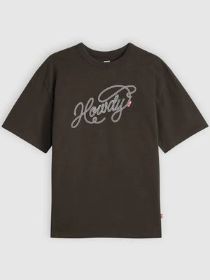 T-shirt z nadrukiem Levi's czarny