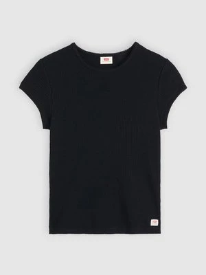 T-shirt z nadrukiem Levi's czarny