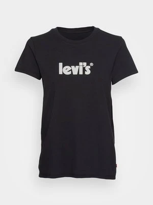 T-shirt z nadrukiem Levi's czarny