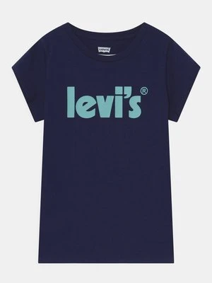 T-shirt z nadrukiem Levi's niebieski