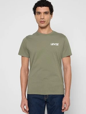 Zdjęcie produktu T-shirt z nadrukiem Levi's zielony melanż