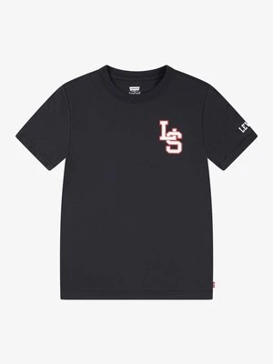T-shirt z nadrukiem Levi's czarny