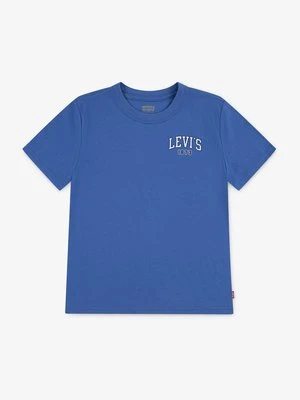 T-shirt z nadrukiem Levi's błękit królewski