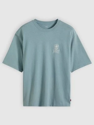 T-shirt z nadrukiem Levi's szary