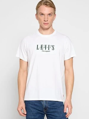 T-shirt z nadrukiem Levi's biały