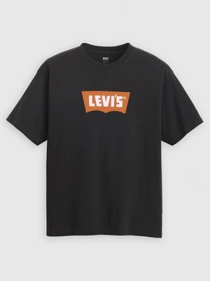 T-shirt z nadrukiem Levi's czarny