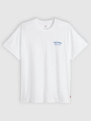 T-shirt z nadrukiem Levi's biały
