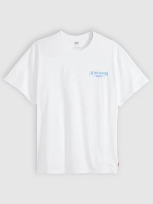 T-shirt z nadrukiem Levi's biały