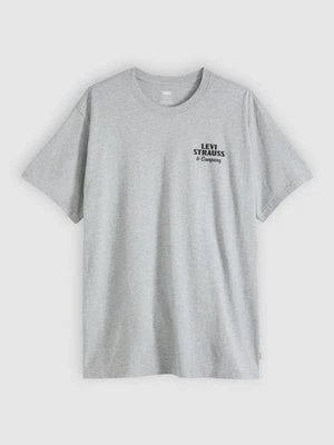 T-shirt z nadrukiem Levi's szary