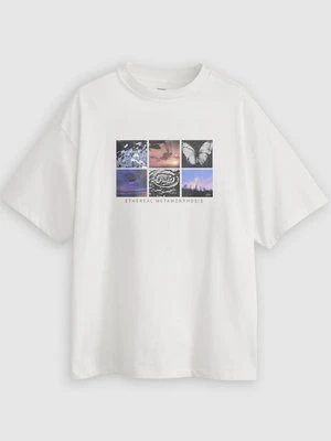 T-shirt z nadrukiem Levi's biały