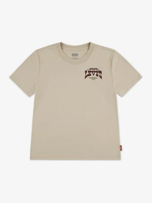 T-shirt z nadrukiem Levi's beżowy