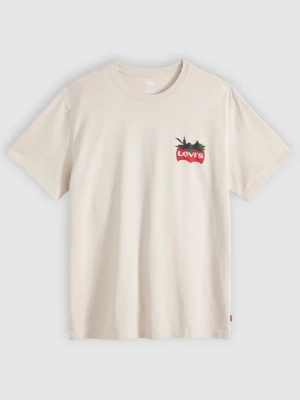 T-shirt z nadrukiem Levi's beżowy