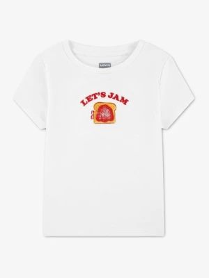 T-shirt z nadrukiem Levi's biały