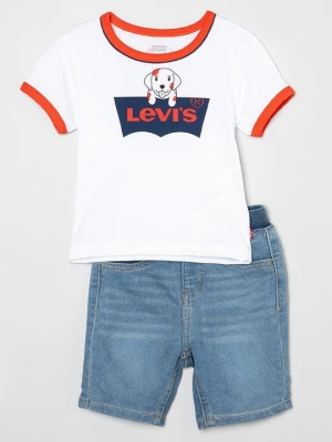 T-shirt z nadrukiem Levi's biały
