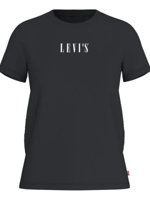 T-shirt z nadrukiem Levi's czarny