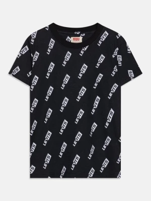 T-shirt z nadrukiem Levi's czarny