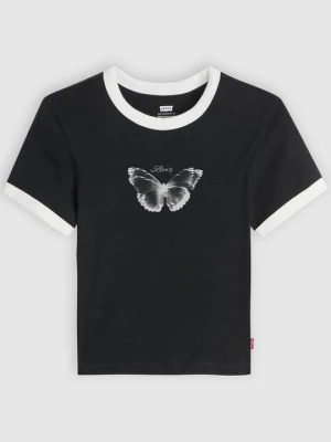 T-shirt z nadrukiem Levi's czarny