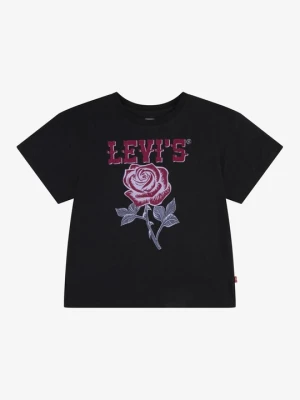 T-shirt z nadrukiem Levi's czarny