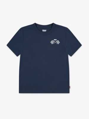 T-shirt z nadrukiem Levi's granatowy