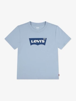 T-shirt z nadrukiem Levi's jasnoniebieski
