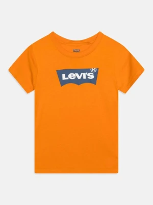 T-shirt z nadrukiem Levi's koniakowy