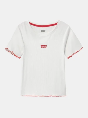 T-shirt z nadrukiem Levi's mleczny