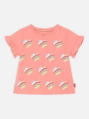 T-shirt z nadrukiem Levi's różowy
